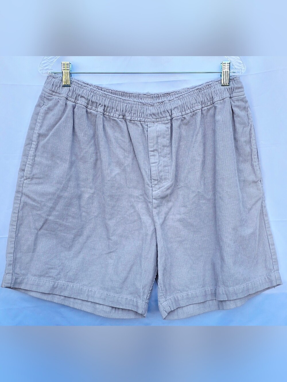 John Elliott Talladega Corduroy Shorts In Haze - Picture 2 of 4